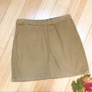 Free People Golden Tan Shirt Skirt, S 5.